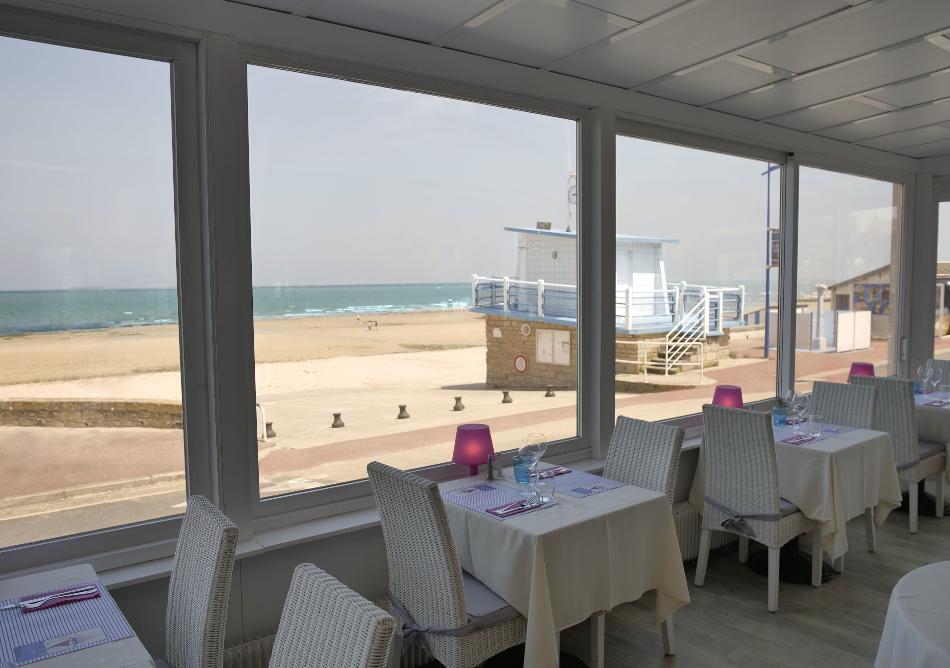 Restaurant avec vue sur la Mer - Hôtel Restaurant de la Mer